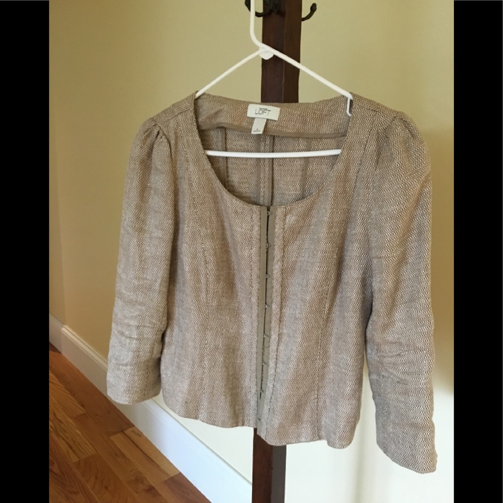 Gold and White Blazer